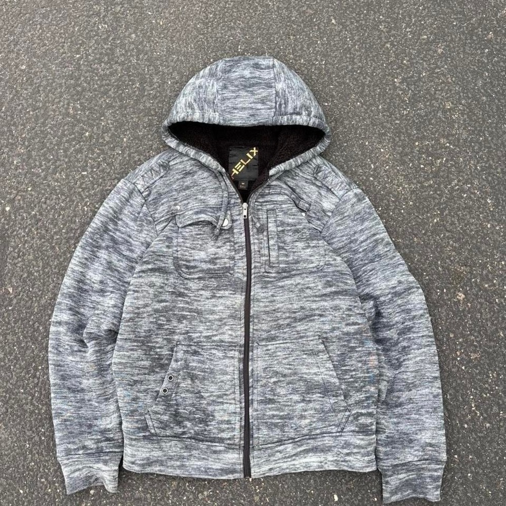 Y2k‎ Helix Zip Up Hoodie Size Medium